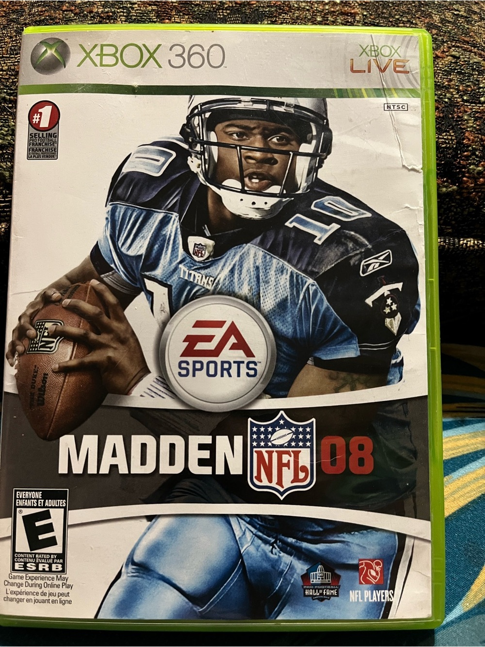 Microsoft Xbox 360 Madden NFL 08 Game - Green/Black Cover
